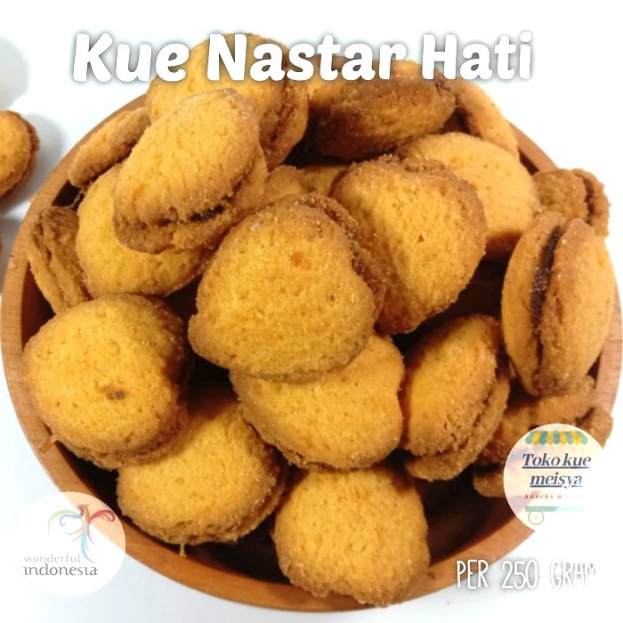 

Tr20Re Nastar Hati Dengan Selai Nanas Di Tengah Nya 250 Gr - 250 Gram Ht51G