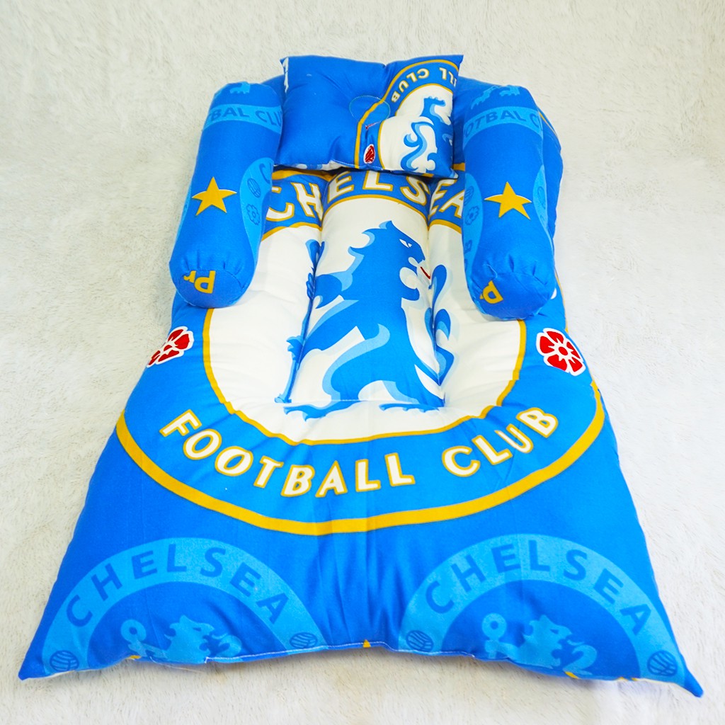 Kasur Bayi Kelambu Motif Klub Bola Chelsea The Blues | Tempat Tidur Bayi Berkelambu Karakter Bola