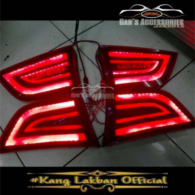 Costom Stoplamp Bagasi Honda Mobilio Aksesoris Variasi Lampu Belakang Mobilio