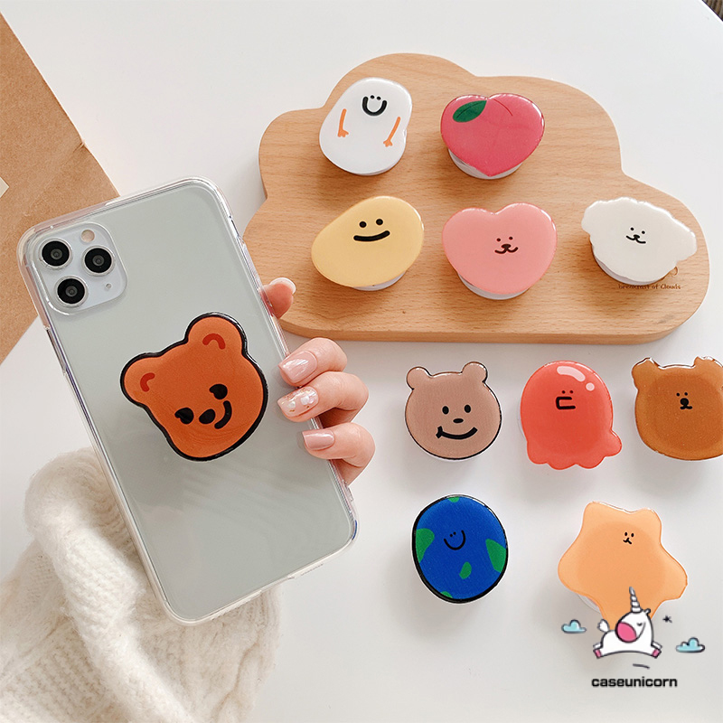 Popsocket Desain Kartun Lucu Bahan Pvc Untuk Handphone