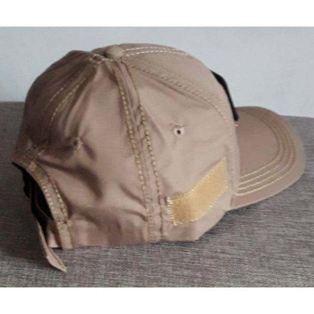 TOPI BENDERA VELCRO - TOPI BENDERA INDONESIA VELCRO TAN