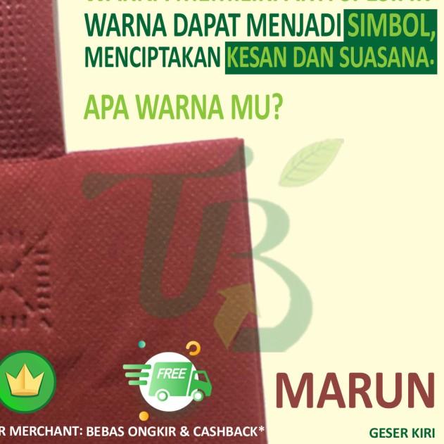 

Tas Spunbond Box Kue Nasi Kotak 23 x 23cm bukan paper bag dus kue - Hitam