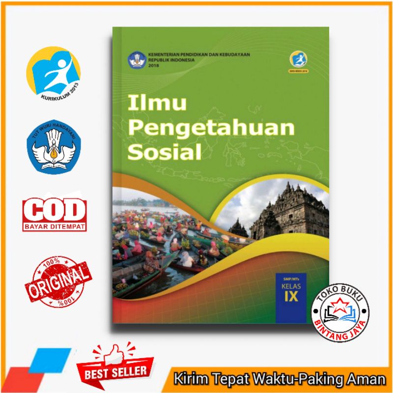 Jual Buku Ips Kelas 9 Kurikulum 2013 Revisi 2018 Indonesia Shopee Indonesia