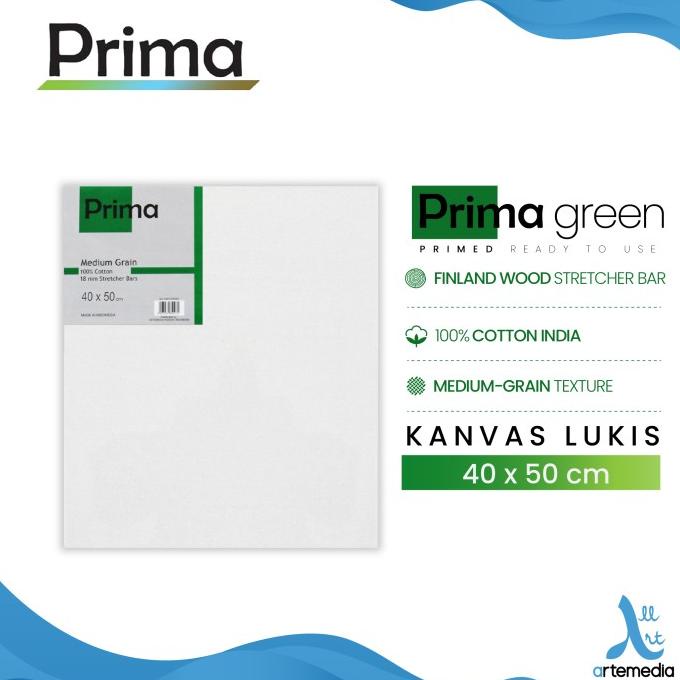 

Kanvas Lukis Prima Green 40x50cm Cotton Canvas