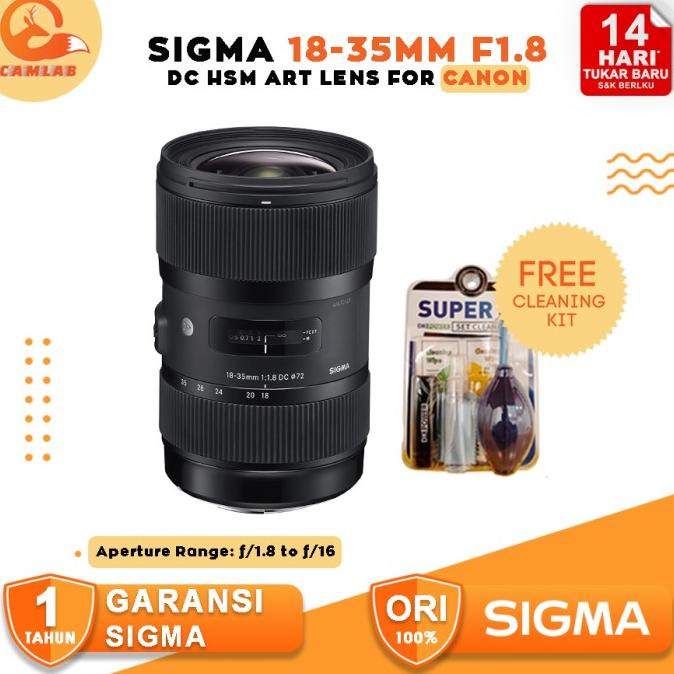 Sigma 18-35mm f/1.8 DC HSM Art Lens for Canon