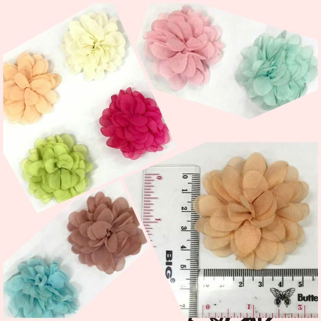 1 BUAH - 5.5 CM BUNGA SIFON ANEKA WARNA