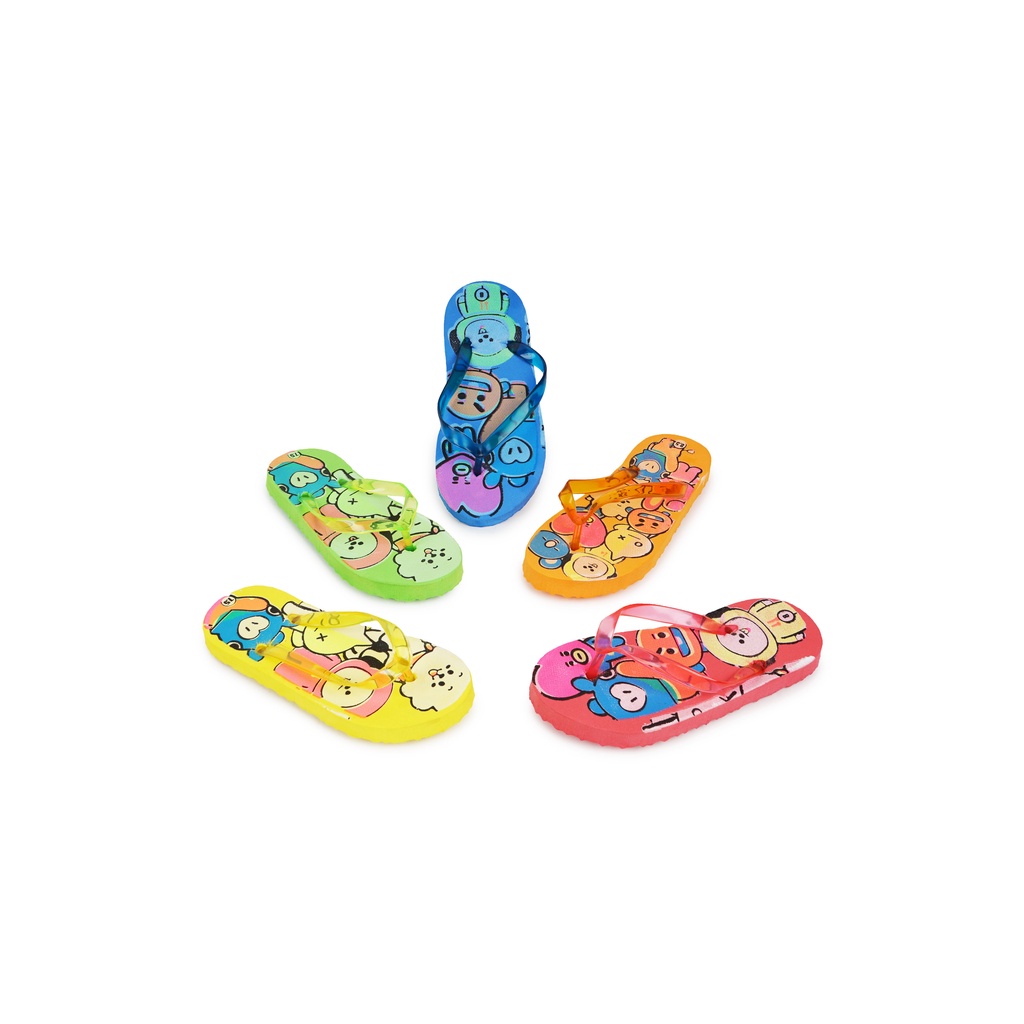 Sandal Jepit anak Missi BT21 Size 6 - 8.5