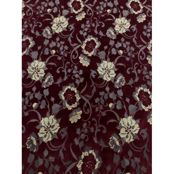 Kain sofa tapestry,Kain bludru,Kain motif bunga,Kain rajut tapestry,Kain kursi,Kain sofa old