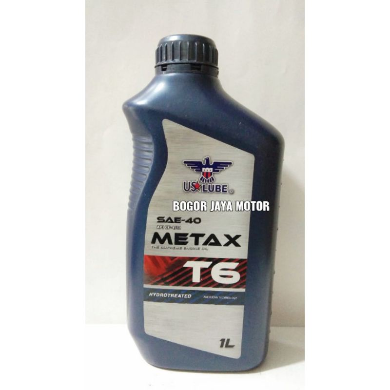 OLI MOBIL MURAH US LUBE USALUBE METAX T6 SAE-40 1LITER