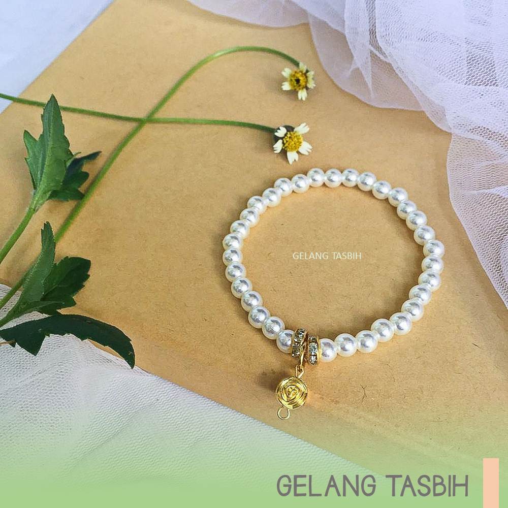 GKW-03 GELANG TASBIH 33 | TASBIH CANTIK | GELANG TASBIH WANITA | TASBIH MUTIARA BUKAN TASBIH DIGITAL
