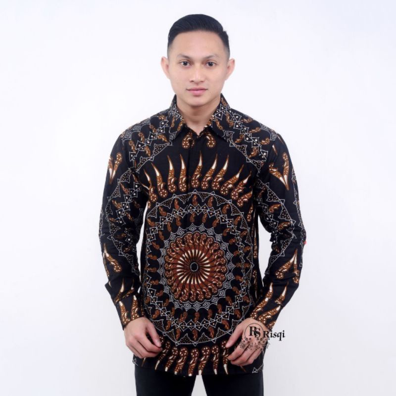 KEMEJA BATIK PANJANG SOGAN NEW READY