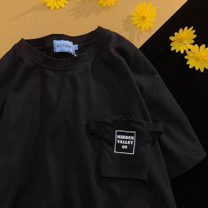 [littlecrab] Kaos Oversize Saku Tshirt Mini Hidden Valley 05 T-shirt Lucu Unik Berkualitas Kaos Keren Double Tshirt Cute Elegant Aesthetic Street Style Korean Style