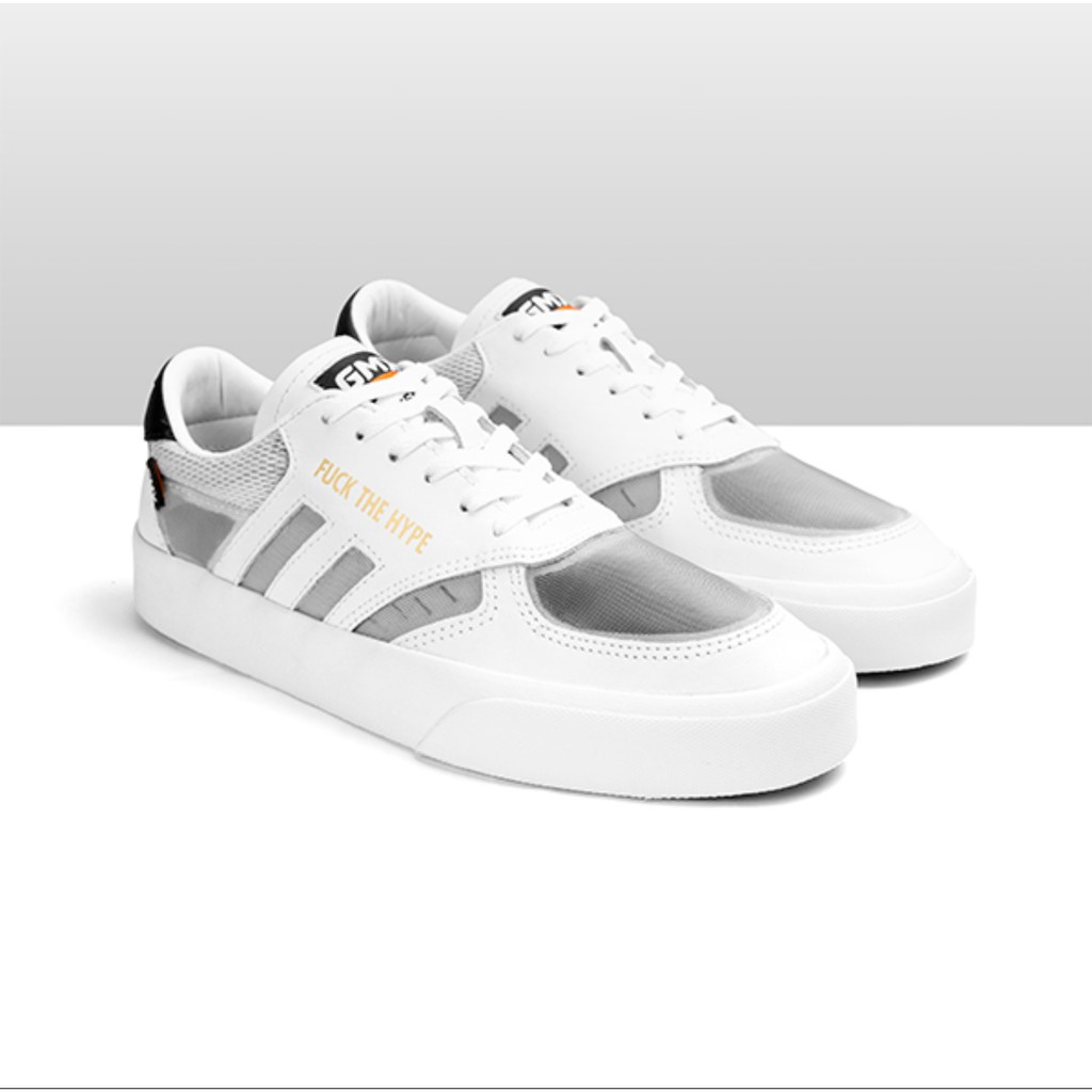 Geoff Max Factory - GMX x Sadega All White (Grade B) | Sepatu Pria | Casual | Sneakers |