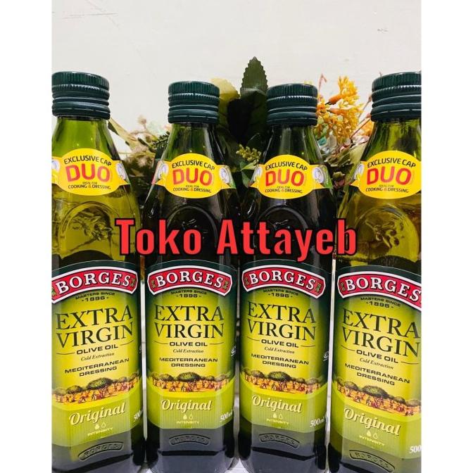

Minyak Zaitun Borges Extra Virgin Olive Oil 500ml DUO Bisa di Minum