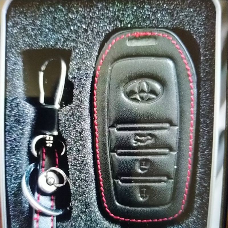 sarung remote kulit mobil fortuner vrz