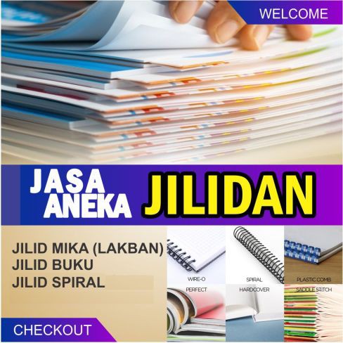 

Jasa Jilid Buku, Jilid Mika /Lakban - Spiral