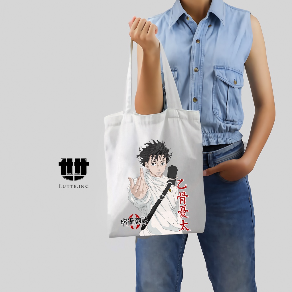 NEW Jujutsu Kaisen Episode 0 Tote bag Anime ToteBag Kanvas Premium Tas Tote bag Yuta Okkotsu