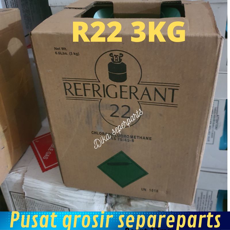 freon ac r22 galon melon 3kg