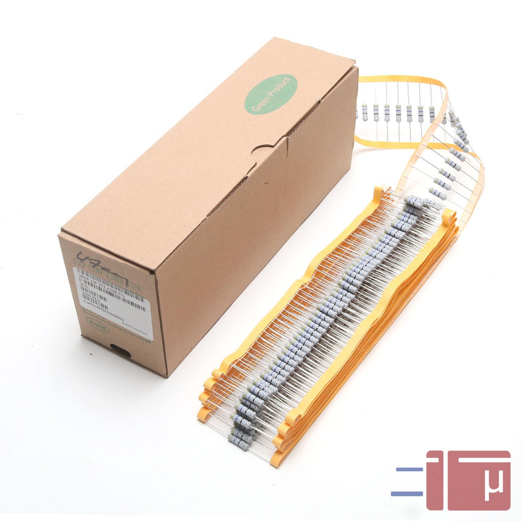 Resistor 470R 470 Ohm 2W Metal Oxide 5% Taiwan Kaki Tembaga