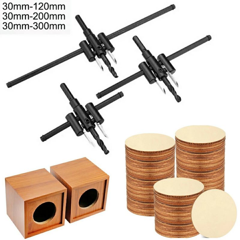 Mata bor alat pelubang kayu lingkaran bulat sempurna 360 derajat