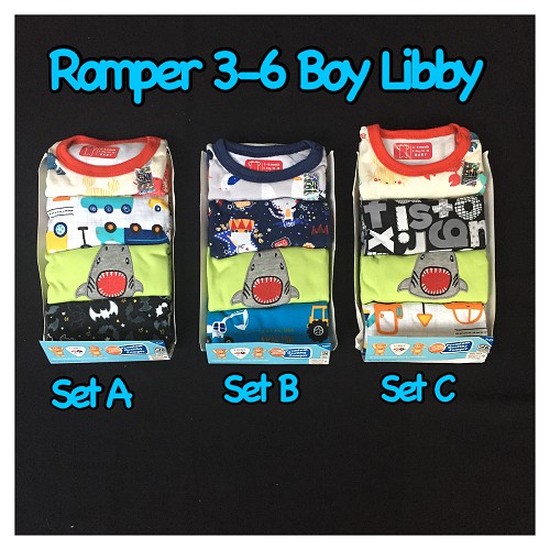 LIBBY ROMPER PREMIUM 4pcs (Boy) CBKS