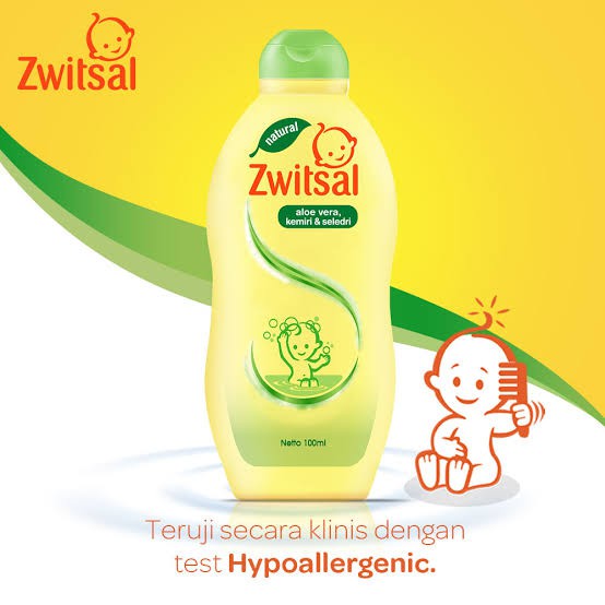 Zwitsal Baby Shampoo Aloevera,Kemiri&amp;Seledri 100ml/popokcibarusah