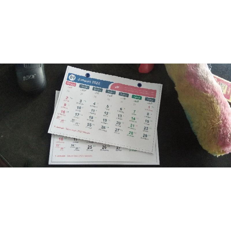 

kalender 2022 murah mini kalender dinding kalender kerja
