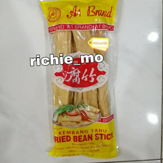

Kembang Tahu merek A1 Brand bentuk stick/ kembang tahu panjang 120gr