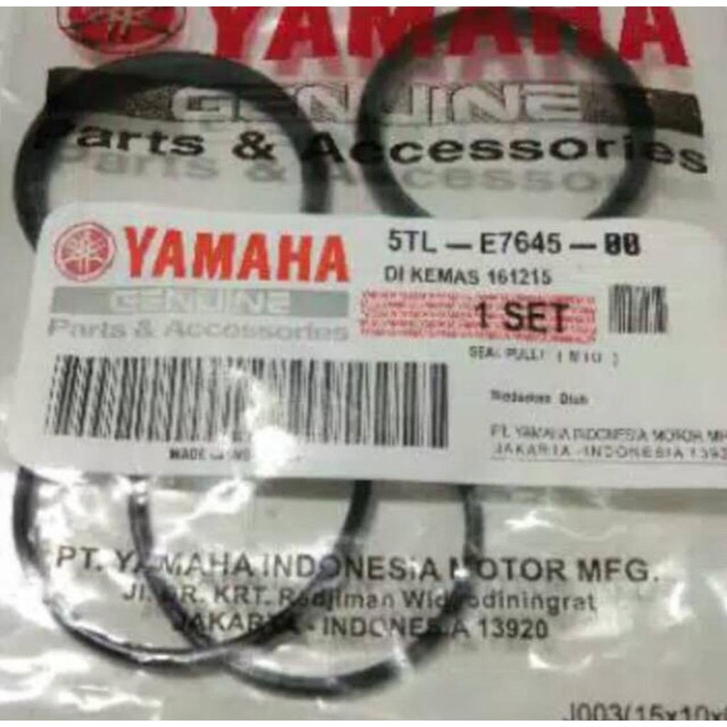 SIL PULI SEAL PULLY O RING CVT YAMAHA MIO SMILE , MIO SPORTY , MIO SOUL, MIO FINO, NOUVO - 5TL