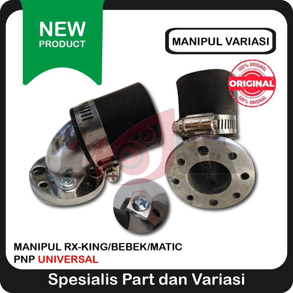 Rubahan Intake Manipul Carbu Variasi Universal Manifold Karbu Motor bebek matic