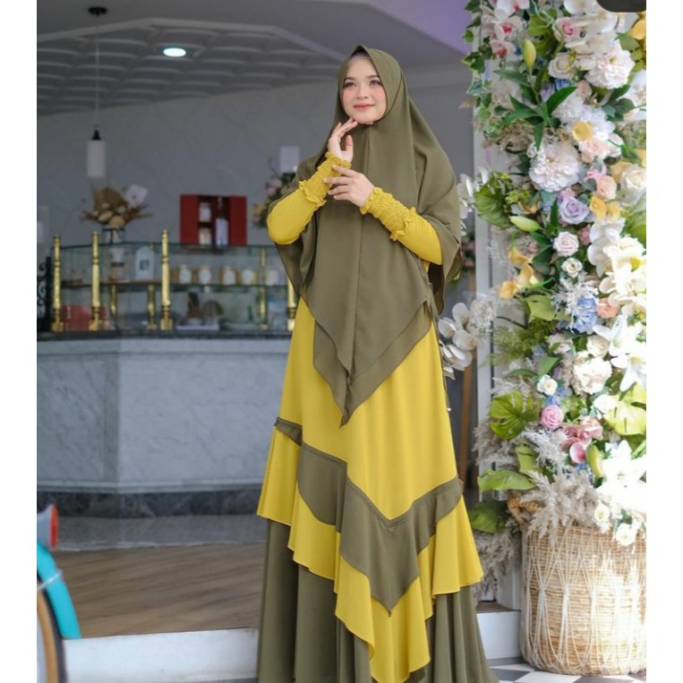 Armila Set - Gamis Muslim Syari (Ceruty Premium)