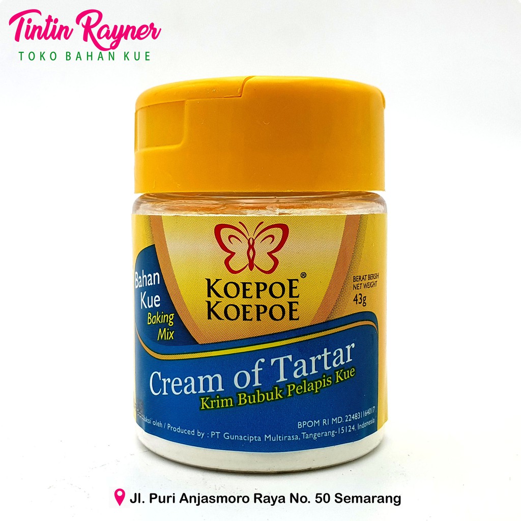 

Koepoe Koepoe Cream of Tartar 43gr