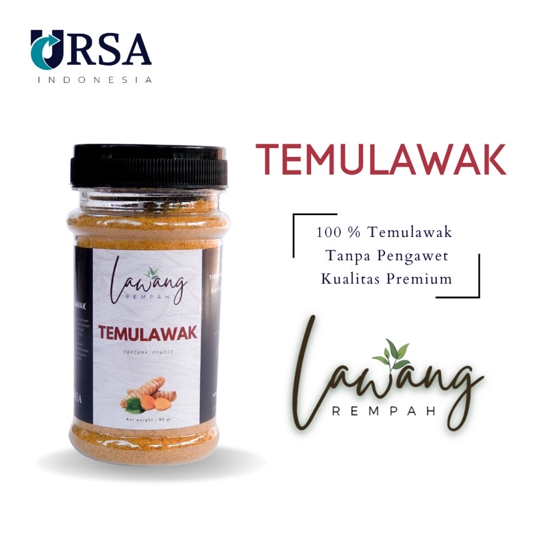 

Temulawak Bubuk 60 gr [curcuma powder] 100% Temulawak