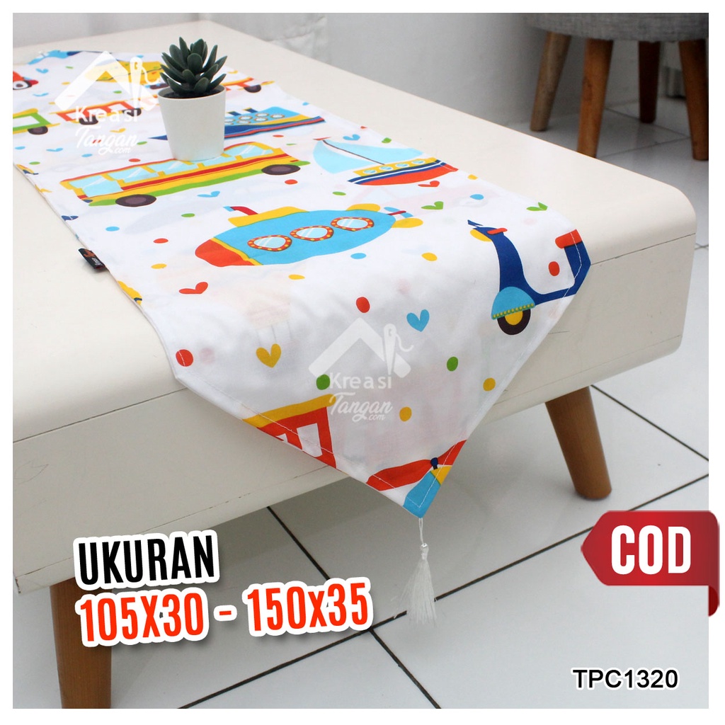 Taplak Meja / Table Runner Ukuran 105x30 - 150x35 TPC1323