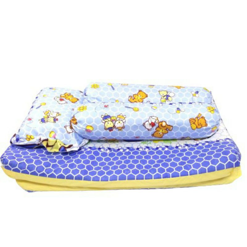 CHEKIDDO-KASUR BAYI SET BANTAL GULING-MATRAS BAYI + 2GULING 1 BANTAL-KASUR BAYI MURAH