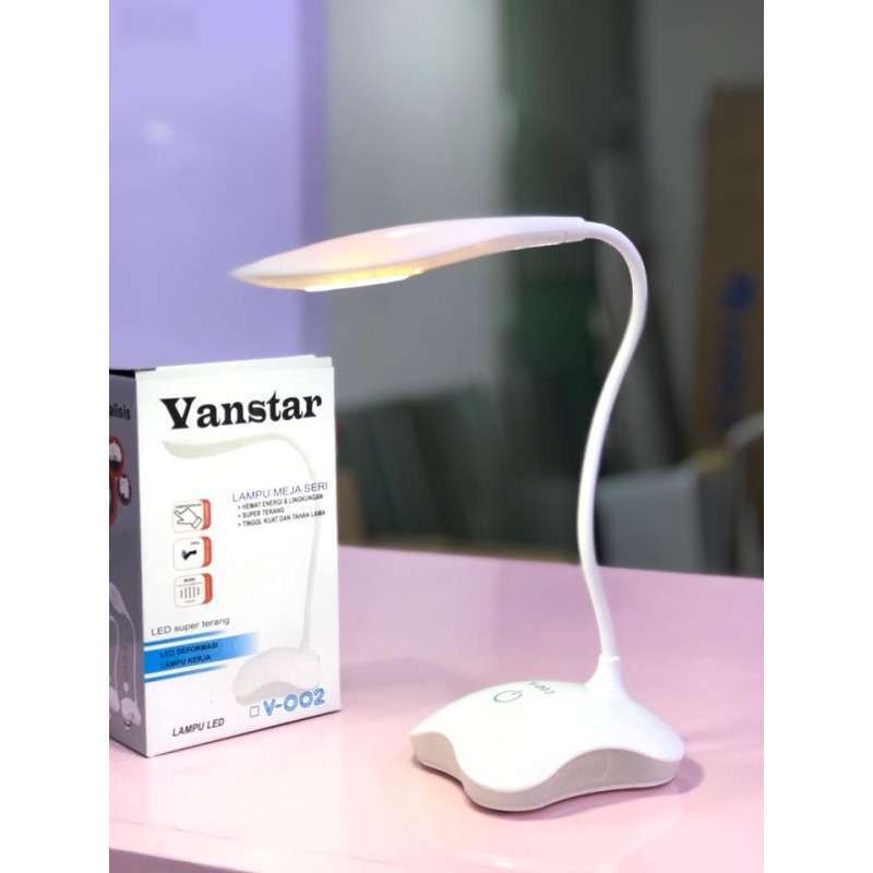 181 - LAMPU BELAJAR LED VANSTAR V002 UKURAN BESAR LAMPU MEJA BISA DI CAS