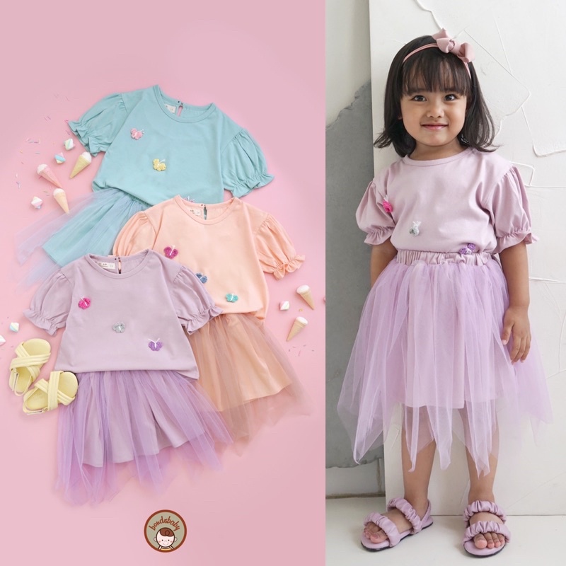 Cotton Candy Set Rok Tutu Anak Kids Embassy 1-5thn