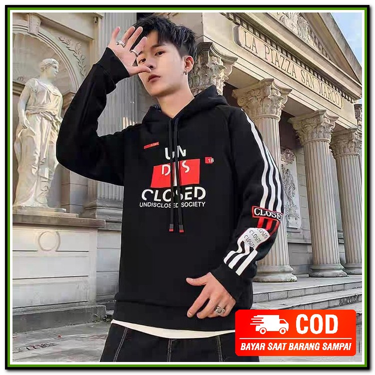 Crewneck Pria Murah Keren Localeproducts®-Neil Crew Neck Kuning C LV908 Jaket Sweater Hoodie Pria C