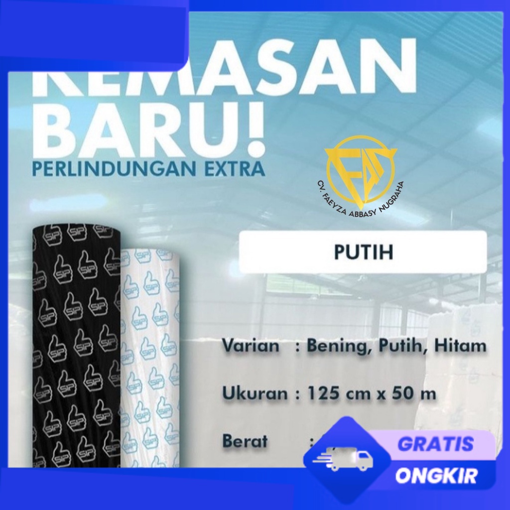 

BUBBLE WRAP PROMO 2.4KG (Merk Tentatif) UKURAN 50M x 125CM