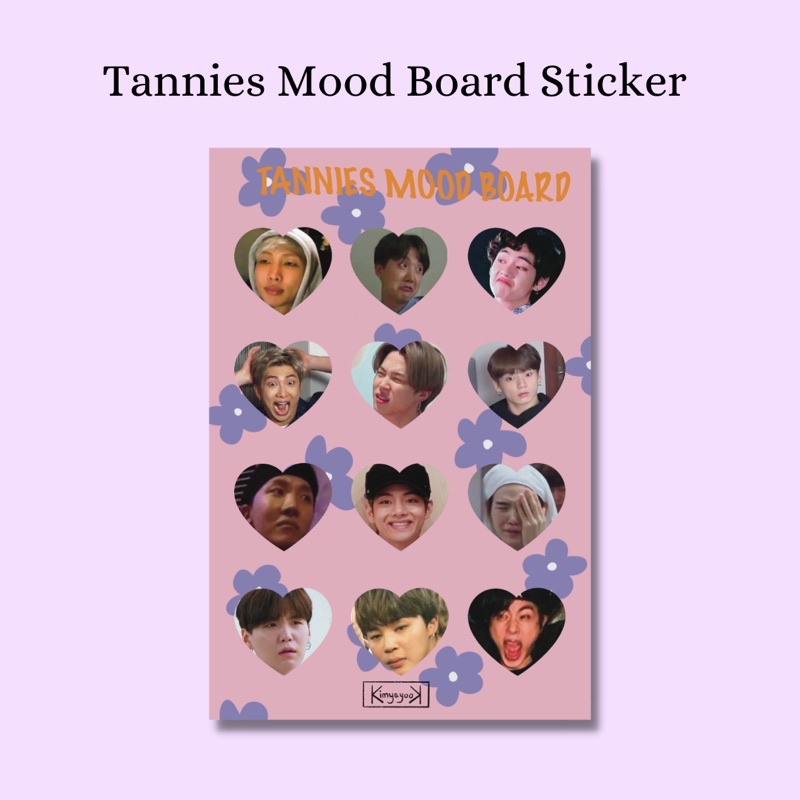 

BTS Love Sticker - Tannies Mood Board
