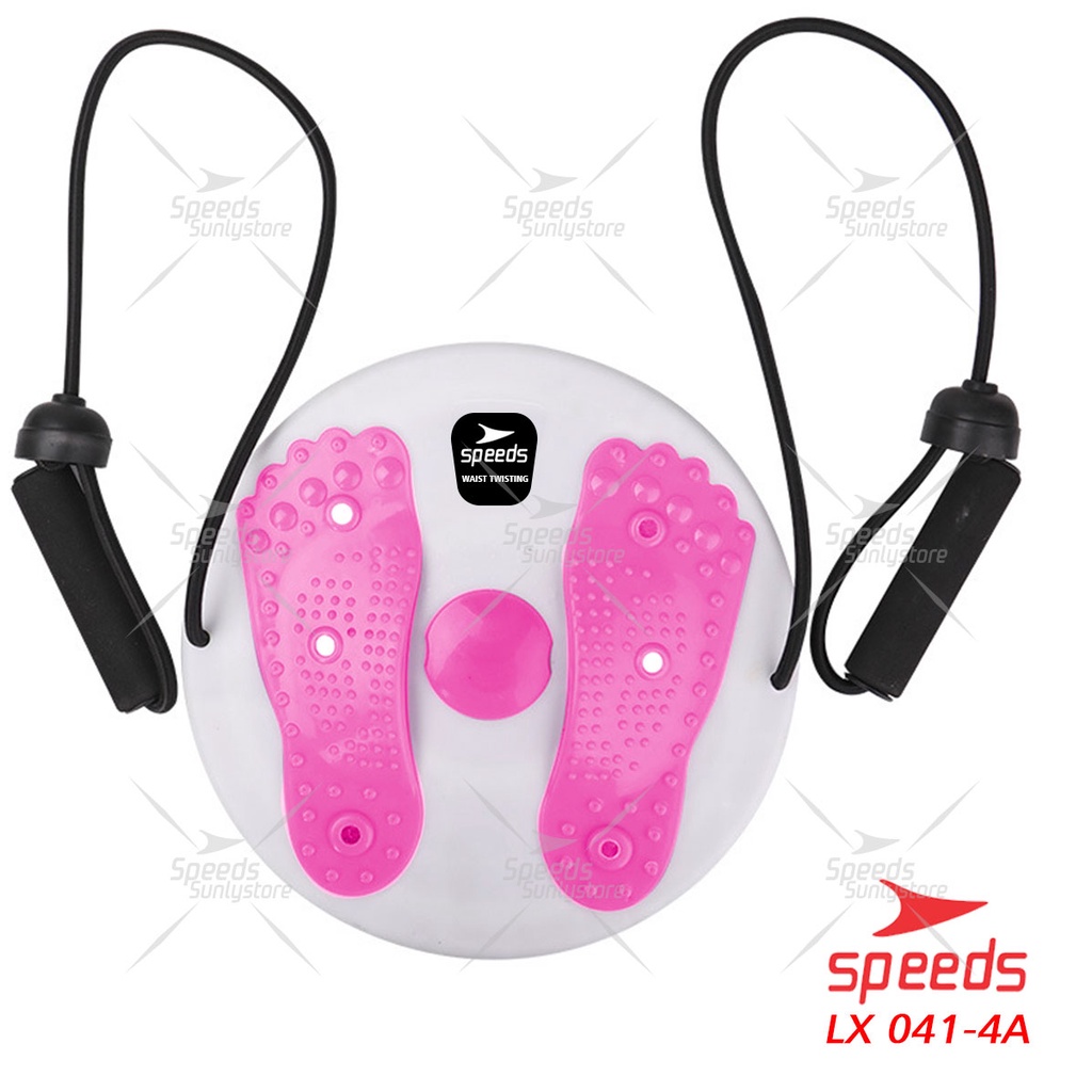 SPEEDS Waist Twisting Kaki Olahraga Rumah Portabel Fitness Pelangsing Perut Paha Pinggul Waist Twisting Terpisah 041-5-TWISTING-4 PINK