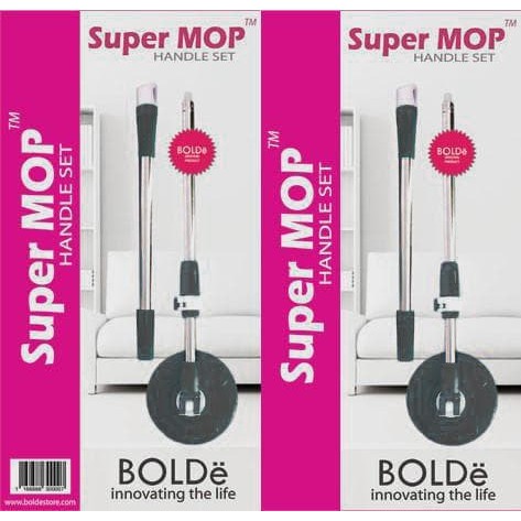 Tongkat + Kepala + Kain Pel / Handle Set Supermop Bolde Murah Alat Pel