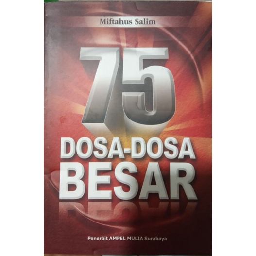 BUKU 75 dosa-dosa besar. miftahus salim