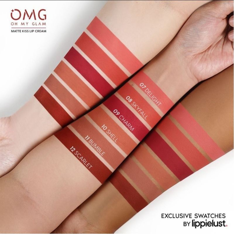 OMG OH MY GLAM Matte Kiss Lip Cream 3,5gr | Lipcream OMG | Lipstick OMG