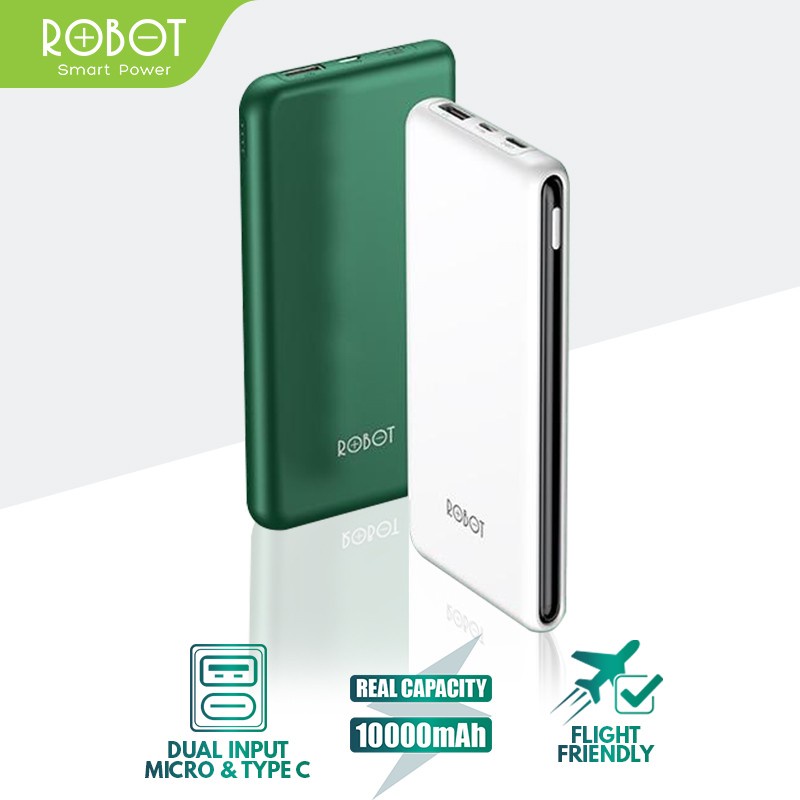 POWER BANK ROBOT 10000MAH RT180 ORIGINAL ROBOT 100%