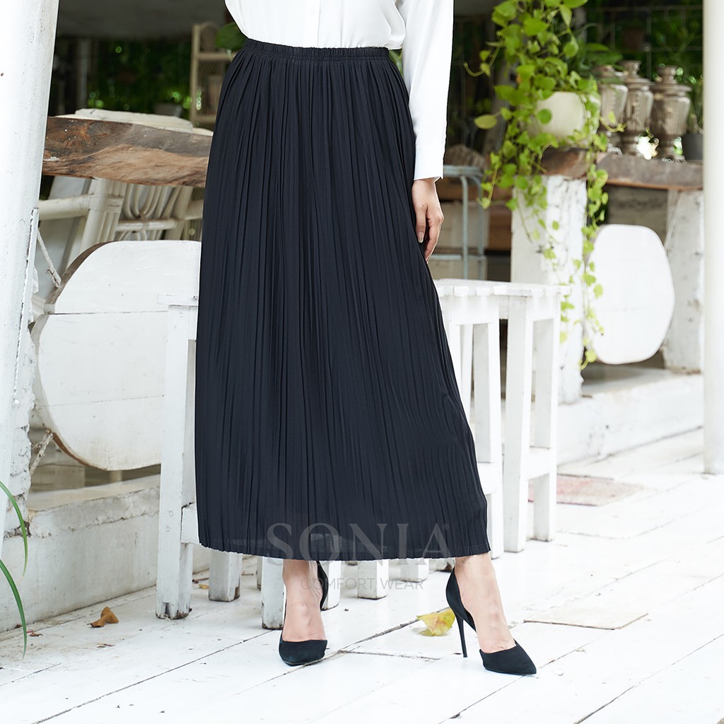 

Marsha Skirt / Rok Maxi Plisket Lurus / Rok Panjang Kerja by SONIA / R1683