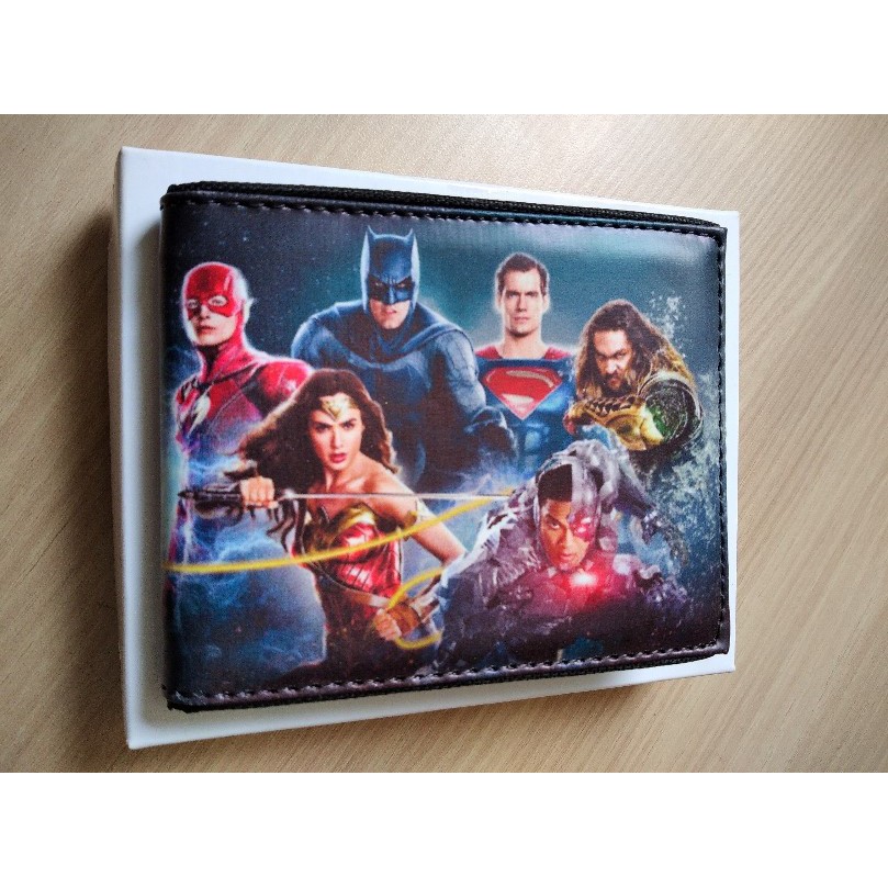 6.6 Shopee Belanja Gratis!! Dompet Anak Laki-laki Gambar Karakter Superhero Pahlawan Justice League Keren Model Terbaru Kekinian