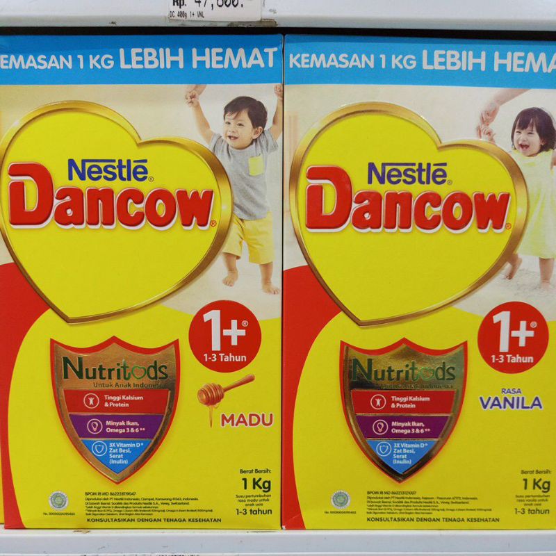 

DANCOW 1+ VANILLA/MADU/COKLAT 800GR/1000GR