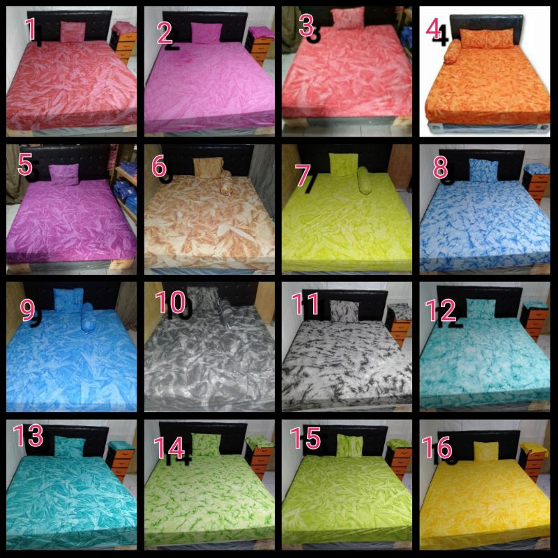 {KN Kids} RIJECT  Sprei Bali motif Abstrak (Smoke) | Ready Stok