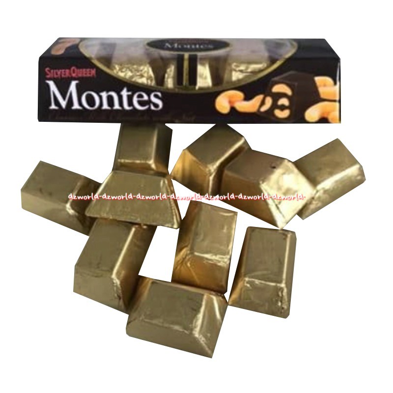 Silverqueen Montes 50gr Cokelat Silver Queen Mini Kacang Mede Silverquen Kecil Coklat 50 gram